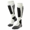 Falke SK2 Womens Ski Socks Off White 1 Falke SK2 Womens Ski Socks Off White -Ski Equipment Sale 16523 2040 frontview