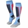Falke SK2 Womens Ski Socks Blue Note -Ski Equipment Sale 16523 sk2 women 6545 blue note