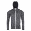 Ortovox Mens Space Dyed Grey Fleece Hoody -Ski Equipment Sale 2019 20 ortovox mens space dyed fleece hoody black raven