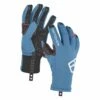 Ortovox Tour Womens Ski Glove -Ski Equipment Sale MERINO GLOVES TOUR GLOVE W 56323 blue sea MidRes 1