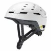 Smith Summit MIPS Backcountry And Touring Ski Helmet - White -Ski Equipment Sale Snow2223 SUMMIT MIPS MATTE WHITE SLATE E005360TF5155 3Q