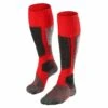 Falke SK1 Mens Ski Sock - Lipstick -Ski Equipment Sale falke sk1 mens ski sock lipstick front