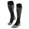 Falke SK4 Womens Ski Sock - Black Mix -Ski Equipment Sale falke sk4 womens ski sock black mix