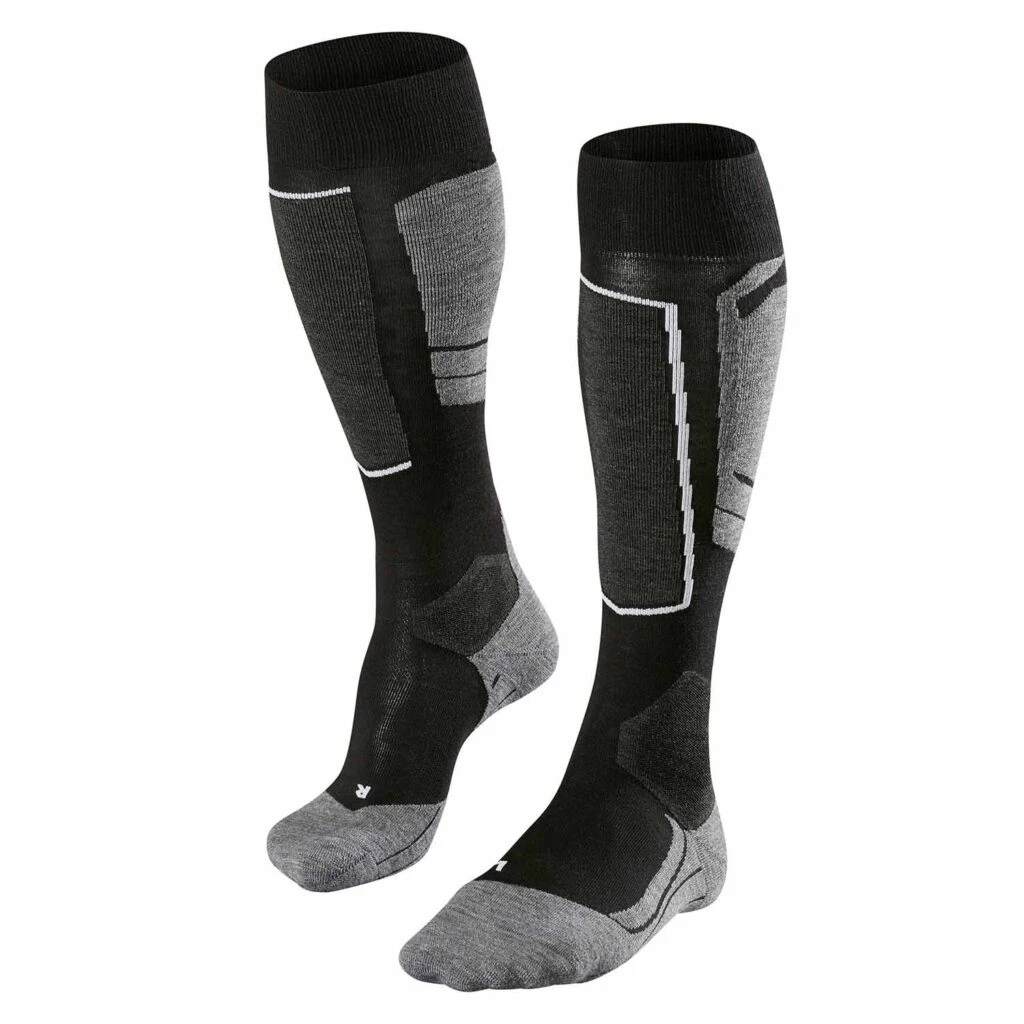 Falke SK4 Womens Ski Sock - Black Mix 3 Falke SK4 Womens Ski Sock - Black Mix