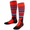 Falke SK2 Stripes Kids Ski Socks Samba Orange